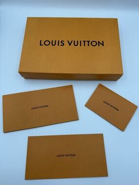 Authentic Louis Vuitton Folding Gift Box & Envelope Sleeves 12x8x2,25